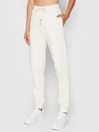 Spodnie sportowe damskie - Guess Spodnie dresowe Alene O1GA04 K68M1 Beżowy Regular Fit - miniaturka - grafika 1