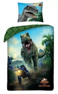 Pościel dla dzieci - Pościel 140x200 bawełniana Jurassic World Tyranozaur Rex - miniaturka - grafika 1