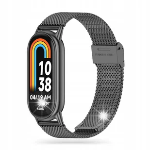 ELEGANCKA STALOWA BRANSOLETA PASEK DO XIAOMI MI SMART BAND 8 / 9 / 10 / NFC - Akcesoria do smartwatchy - miniaturka - grafika 1