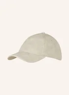 Czapki damskie - Calvin Klein Czapka Z Daszkiem Z Imitacji Skóry beige - miniaturka - grafika 1