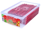 Żelki - Żelki Haribo Kable Truskawkowe 150szt Wegetariańskie Z Niemiec Owocowe DE - miniaturka - grafika 1