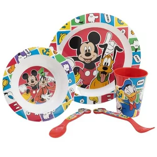 Stor 5-częściowy plastikowy zestaw naczyń  Mickey - Zestawy naczyń dla dzieci - miniaturka - grafika 1