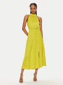 Sukienki - Morgan Sukienka letnia 241-RIDOL Żółty Loose Fit - miniaturka - grafika 1