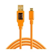 Kable USB - Tether Tools Kabel USB Micro-B 5 Pin 4.6m pomarańczowy CU5430ORG - miniaturka - grafika 1