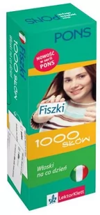 Pons Fiszki 1000 słów. Włoski na co dzień - LektorKlett - Książki do nauki języka włoskiego - miniaturka - grafika 1