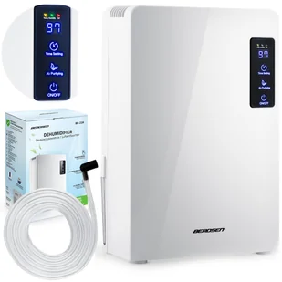 Osuszacz powietrza Osuszacz powietrza z wyświetlaczem pochłaniacz wilgoci Berdsen 90W 2200ml 0.7 l/24 h - Domowe osuszacze powietrza - miniaturka - grafika 1