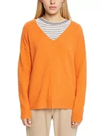 Swetry damskie - ESPRIT Damski sweter 102EE1I337, 834/złoty pomarańczowy 5, XS - miniaturka - grafika 1