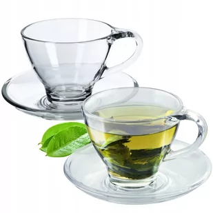 Filiżanki do herbaty Zinal ze spodkiem 200 ml, 2 szt. - Filiżanki - miniaturka - grafika 1