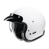 Kaski motocyklowe - Kask Otwarty HJC V31 Złamany BiałyS - miniaturka - grafika 1
