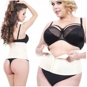 Gorsety - Orirose Gorset PAS mocno WYSZCZUPLAJACY brzuch XXL - miniaturka - grafika 1
