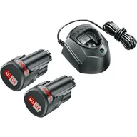 Akumulatory do elektronarzędzi - Bosch Zestaw startowy 12 V (+ 2x akumulator 1,5 Ah + ładowarka GAL 1210 CV) 1600A01L3E - miniaturka - grafika 1