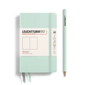 Notesy i bloczki - Notatnik Leuchtturm1917 Pocket A6, twarda oprawa, gładki, Mint Green - miniaturka - grafika 1