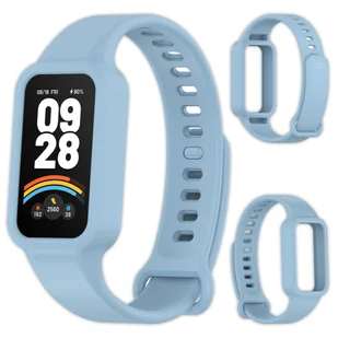 Pasek opaska silikonowa Vanfone do Xiaomi Mi Smart Band 9 Active/Redmi Smart Band 3, niebieski - Akcesoria do smartwatchy - miniaturka - grafika 1