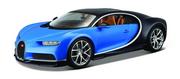 Samochody i pojazdy dla dzieci - Bburago Bugatti Chiron 1:18 niebieski - miniaturka - grafika 1