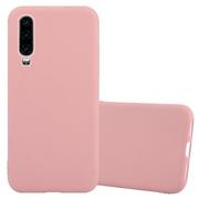 Etui i futerały do telefonów - Pokrowiec Do Huawei P30 Etui w CANDY RÓŻOWY TPU Silikon Obudowa Case Cover Ochronny Plecki Cadorabo - miniaturka - grafika 1