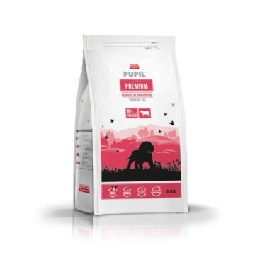 Karma sucha dla psa PUPIL FOODS Premium Junior Extra Large, bogata w wołowinę, 3 kg