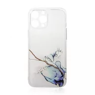 Etui i futerały do telefonów - Marble Case etui do iPhone 12 Pro żelowy pokrowiec marmur niebieski - miniaturka - grafika 1