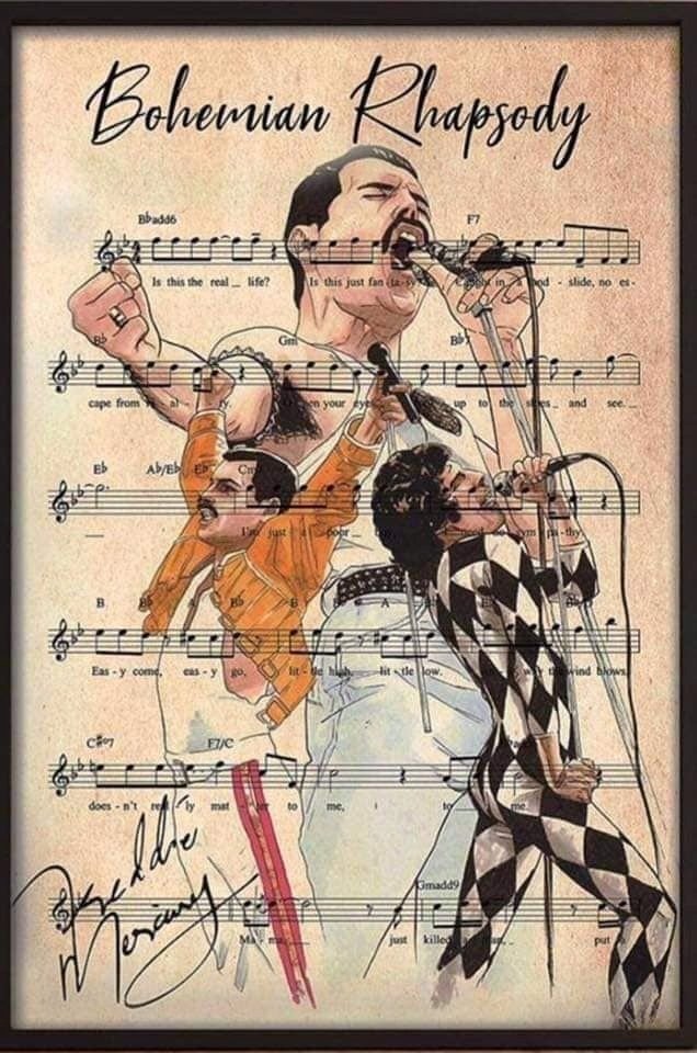 PODKŁADKA POD MYSZ Nadruk 22x18 cm Freddie Mercury Queen Hard Rock Prezent