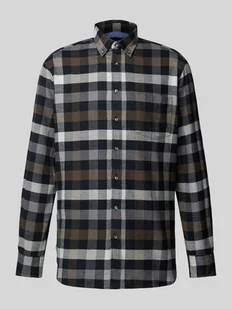 Koszula casualowa o kroju regular fit z kołnierzykiem typu button down - Koszule męskie - miniaturka - grafika 1