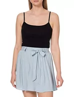 Spódnice - ONLY Damska spódnica Onlnova Life Jasmin Skirt Solid Wvn, Niebieska mg?a, L - miniaturka - grafika 1