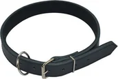 Obroże dla psów - Chaba OBROŻA DO BUDY SKÓRA 30/75 CZARNA - miniaturka - grafika 1