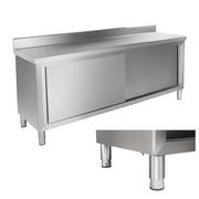 Royal Catering Stół roboczy z szafką - 200 x 60 cm - rant RCAT-200/60-C RCAT-200/60-C