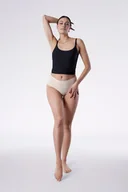 Majtki damskie - Figi Brasil Maxi 200 Beżowe (Rozmiar M) - miniaturka - grafika 1