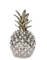 Figurki dekoracyjne - Art pol FIGURKA CERAMICZNA ANANAS ZŁOTY 19,5x10cm 131505 131505 - miniaturka - grafika 1