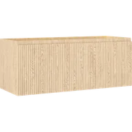 Szafki łazienkowe - Mexen Rivel szafka łazienkowa podumywalkowa 120 cm, 1 szuflada, ryflowana , dąb - 91A20-12047-1-BF81 - miniaturka - grafika 1