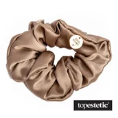 Ozdoby do włosów - Soul Story Silk Hair Band Jedwabna gumka do włosów (kolor Champagne) 1 szt - miniaturka - grafika 1