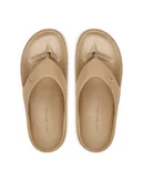 Klapki i japonki damskie - Tommy Hilfiger Japonki Pearlized FW0FW09201 Beżowy - miniaturka - grafika 1