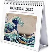 Kalendarze - Kalendarz Biurkowy 2023 Japanese Art Hokusai - miniaturka - grafika 1