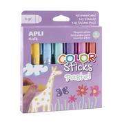 Przybory szkolne - Farby w kredce Apli Kids - 6 pastelowych kolorów - miniaturka - grafika 1