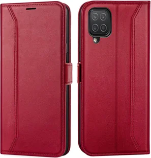 Etui na telefon komórkowy Samsung Galaxy A22 4G, M22, M32 Flip Case składane etui ochronne, czerwone - Etui i futerały do telefonów - miniaturka - grafika 1