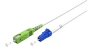Kable światłowodowe - Goobay 59616 kabel InfiniBand / światłowodowy 30 m SC LC FTTH Biały - miniaturka - grafika 1