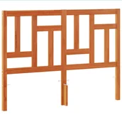 Inne meble do sypialni - vidaXL Wezgłowie do łóżka, woskowy brąz, 160 cm, lite drewno sosnowe - miniaturka - grafika 1