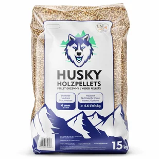 Pellet drzewny Husky Pellet ENplus A1 - Materiały opałowe - miniaturka - grafika 1