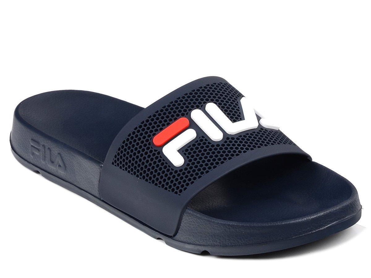 Klapki męskie Fila Morro Bay Slipper basenowe wsuwane piankowe granatowe-47
