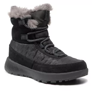 Columbia Botki Slopeside Peak Luxe BL5106 Black Graphite 010 - Botki damskie - miniaturka - grafika 1