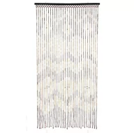 Zasłony - Zasłona na drzwi bambusowa, 90 x 180 cm, brązowa - miniaturka - grafika 1