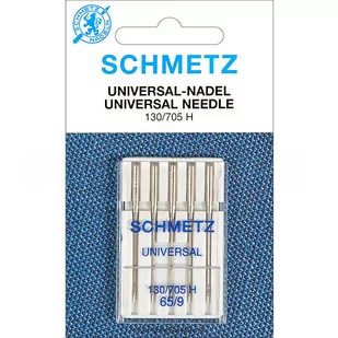 130/705 H VJS Igły uniwersalne SCHMETZ do maszyn domowych, 5szt. 5x65 - Akcesoria i części do maszyn do szycia - miniaturka - grafika 1