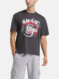 Koszulka męska bawełniana Reebok Gs Hs Shaq Spiral Tee 100218842 2XL Ciemnoszara (1200161542411). T-shirty męskie - Koszulki męskie - miniaturka - grafika 1