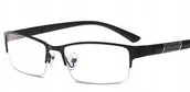Okulary korekcyjne, oprawki, szkła - Okulary korekcyjne kujonki eleganckie plusy +1 - miniaturka - grafika 1