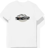 Koszulki męskie - Koszulka męska biała z klasycznym Porsche 911 L - miniaturka - grafika 1