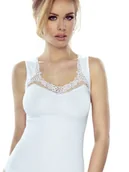 Bluzki damskie - Bluzka Porta Plus Biała - miniaturka - grafika 1