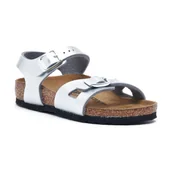 Buty dla dziewczynek - Birkenstock Sandały Rio | z dodatkiem skóry - miniaturka - grafika 1