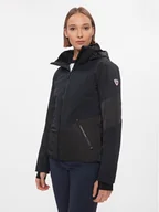 Kurtki narciarskie - Rossignol Kurtka narciarska RLKWJ23 Czarny Regular Fit - miniaturka - grafika 1