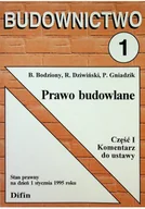 Książki o kulturze i sztuce - Budownictwo I Prawo budowlane Część I - miniaturka - grafika 1