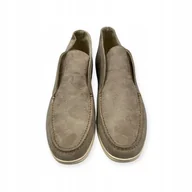 Mokasyny męskie - Mokasyny męskie zamszowe Old Money 44 - miniaturka - grafika 1