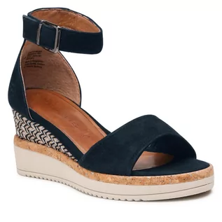 Espadryle damskie - Tamaris Espadryle 1-28313-28 Navy 805 - grafika 1